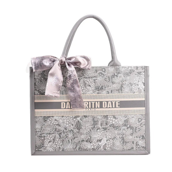 Sac fourre-tout brodé