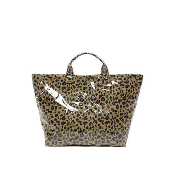 Sac à main imprimé léopard